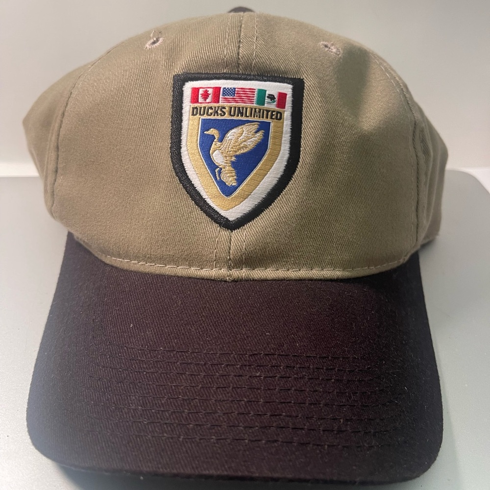 Ducks Unlimited Tan and Brown Cap